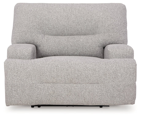Acklen Place Pewter 7-Piece Power Reclining Sectional by Ashley at Eve Furniture