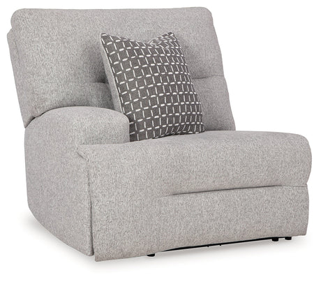 Acklen Place Pewter 7-Piece Power Reclining Sectional by Ashley at Eve Furniture