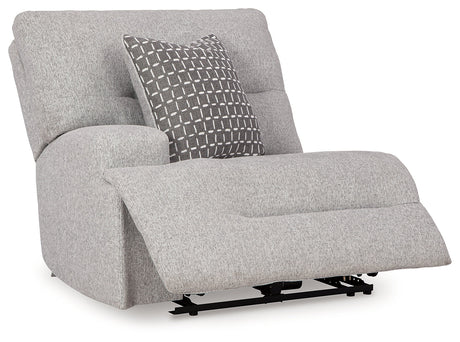 Acklen Place Pewter 7-Piece Power Reclining Sectional by Ashley at Eve Furniture