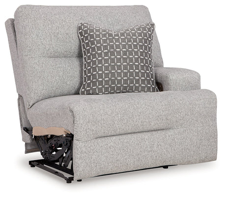 Acklen Place Pewter 7-Piece Power Reclining Sectional by Ashley at Eve Furniture