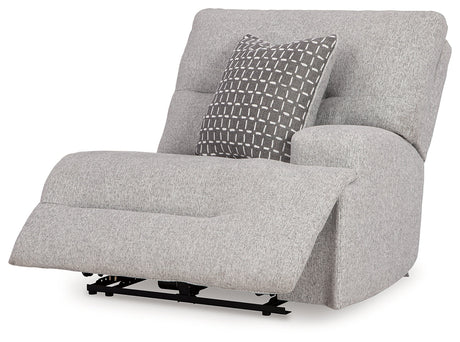 Acklen Place Pewter 7-Piece Power Reclining Sectional by Ashley at Eve Furniture
