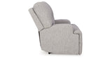 Acklen Place Pewter Oversized Power Recliner by Ashley at Eve Furniture