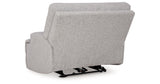 Acklen Place Pewter Oversized Power Recliner by Ashley at Eve Furniture