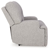 Acklen Place Pewter Oversized Power Recliner by Ashley at Eve Furniture