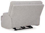 Acklen Place Pewter Oversized Power Recliner by Ashley at Eve Furniture