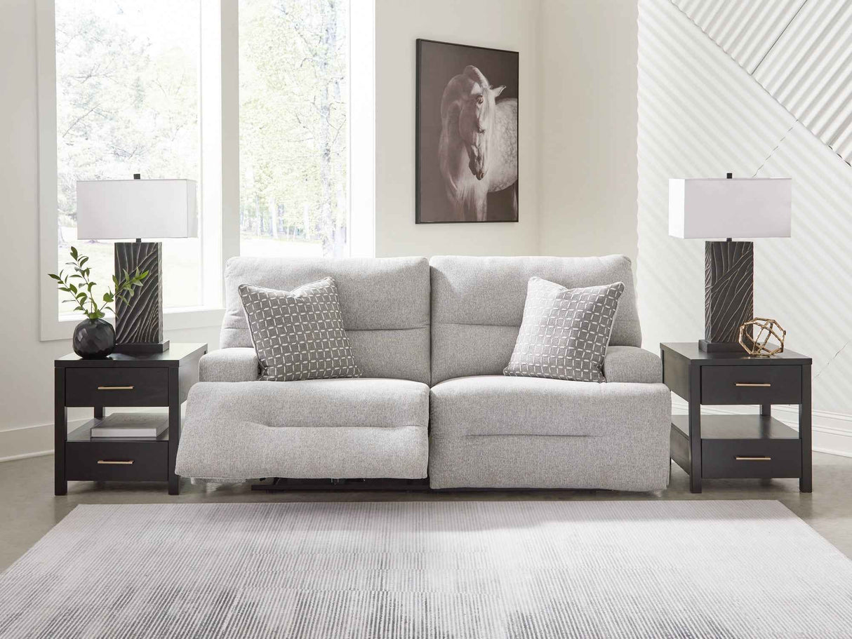 Acklen Place Pewter Power Reclining Living Room Set by Ashley at Eve Furniture