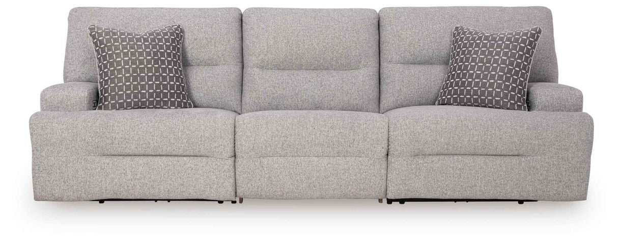 Acklen Place Pewter Power Reclining Living Room Set by Ashley at Eve Furniture