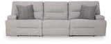 Acklen Place Pewter Power Reclining Living Room Set by Ashley at Eve Furniture