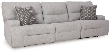 Acklen Place Pewter Power Reclining Living Room Set by Ashley at Eve Furniture