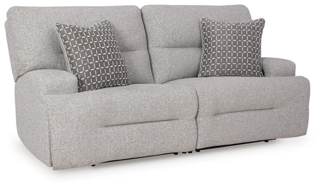 Acklen Place Pewter Power Reclining Living Room Set by Ashley at Eve Furniture