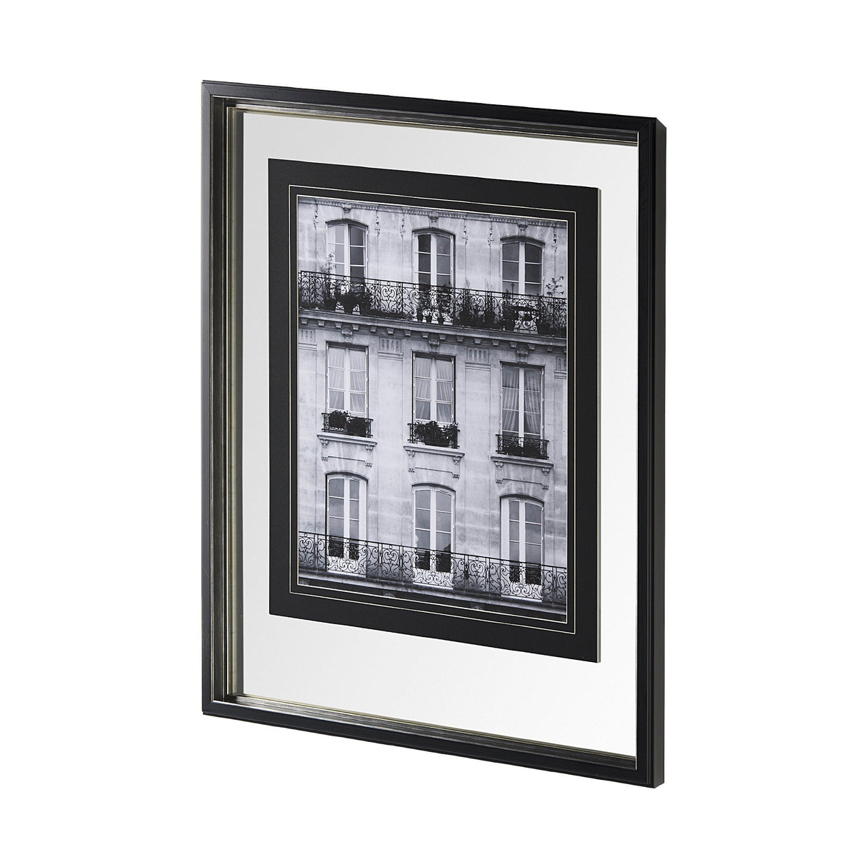 Across the Street II by Laura Marshall a Framed Art Print Matted under Glass by Mercana at Eve Furniture