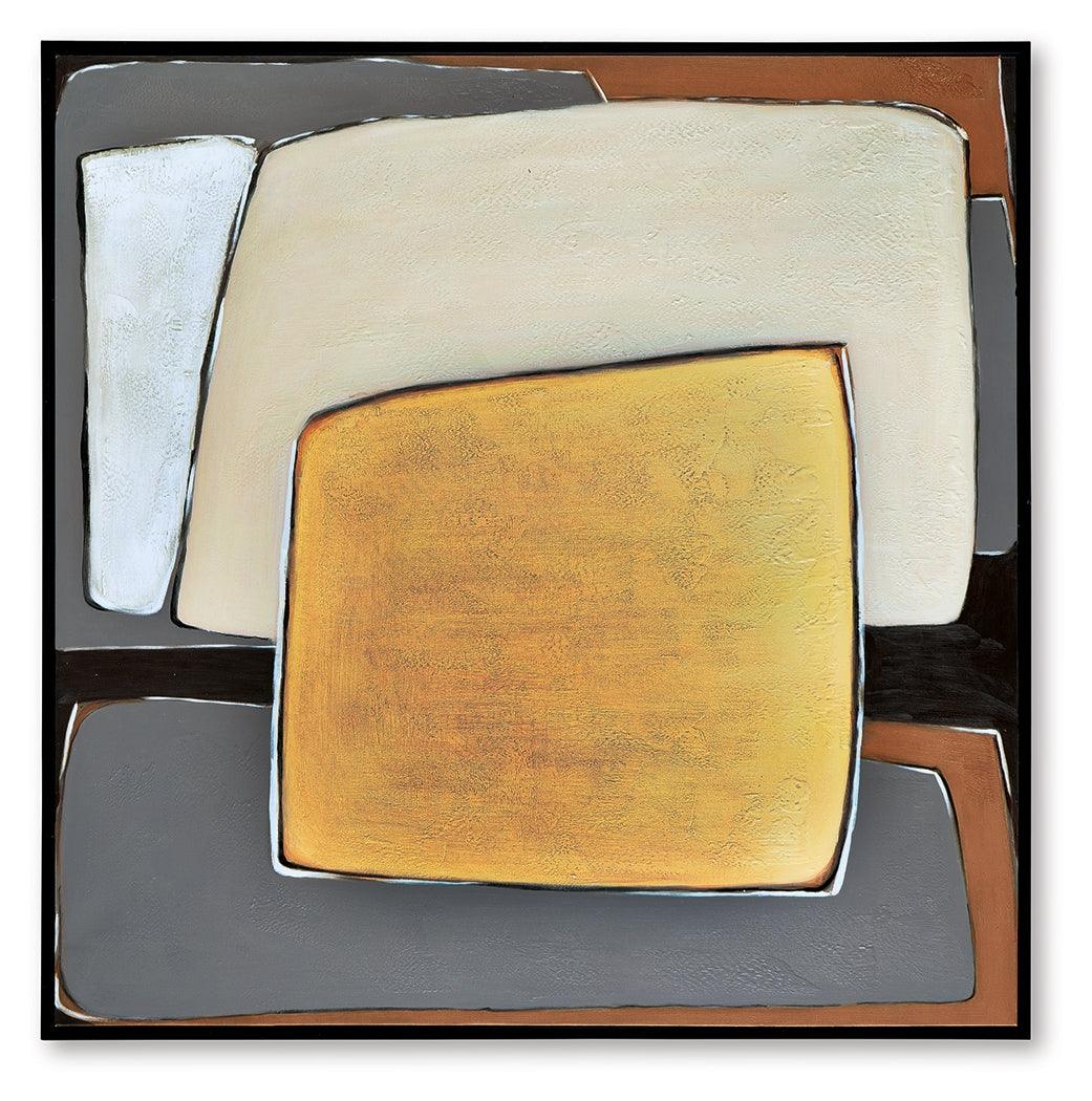 Actman Cream/Brown/Gray Wall Art by Ashley at Eve Furniture