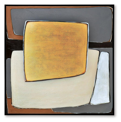 Actman Cream/Brown/Gray Wall Art by Ashley at Eve Furniture