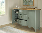 Actonville Antique Green Accent Cabinet by Ashley at Eve Furniture