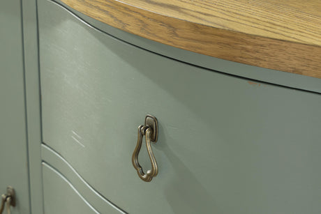 Actonville Antique Green Accent Cabinet by Ashley at Eve Furniture