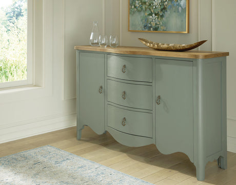 Actonville Antique Green Accent Cabinet by Ashley at Eve Furniture