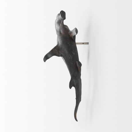 Acus Large Hammer Head Shark Wall Decor by Mercana at Eve Furniture