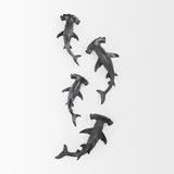 Acus Large Hammer Head Shark Wall Decor by Mercana at Eve Furniture