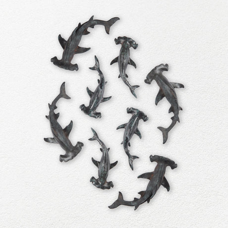 Acus Small Hammerhead Shark Resin Wall Decor by Mercana at Eve Furniture