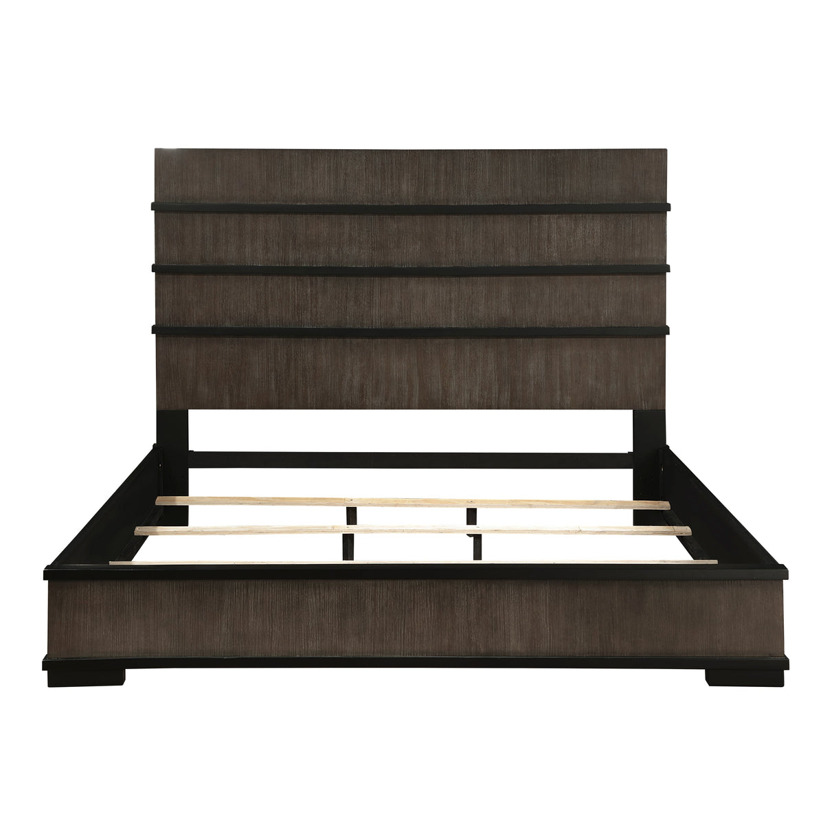 Acworth Brownish Gray Eastern King Bed