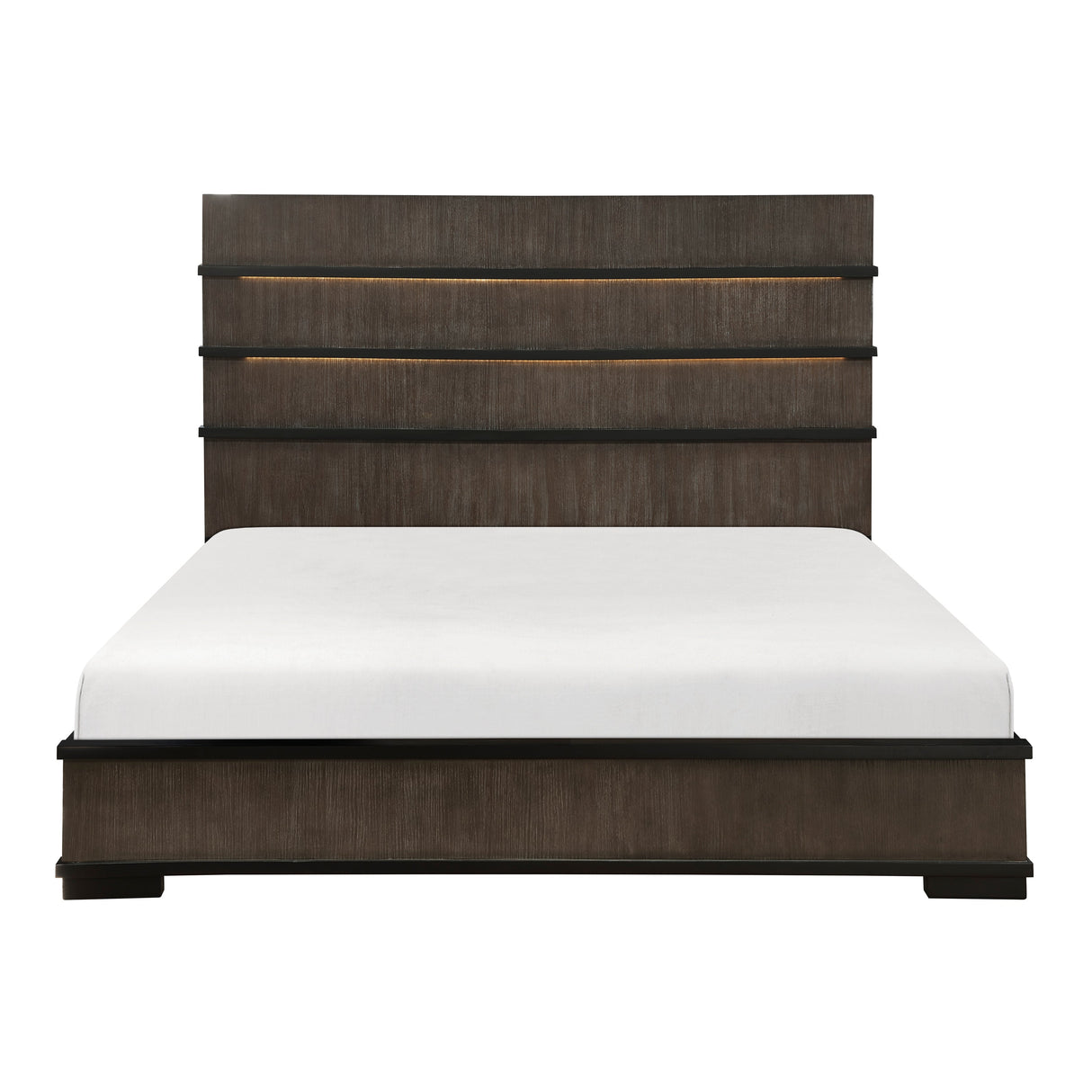 Acworth Brownish Gray Eastern King Bed