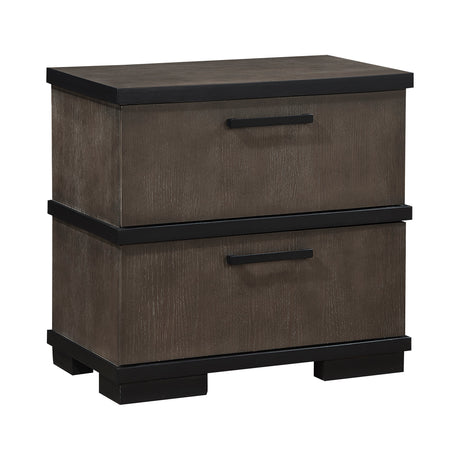 Acworth Brownish Gray Nightstand by Homelegance at Eve Furniture
