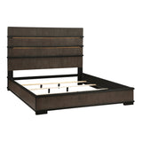 Acworth Brownish Gray Panel Bedroom Set
