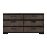 Acworth Brownish Gray Panel Bedroom Set