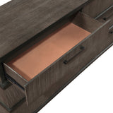Acworth Brownish Gray Panel Bedroom Set