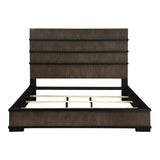 Acworth Brownish Gray Queen Panel Bed