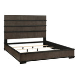 Acworth Brownish Gray Queen Panel Bed