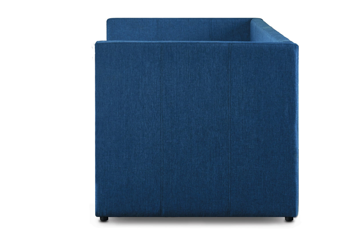 Therese Blue Daybed with Trundle