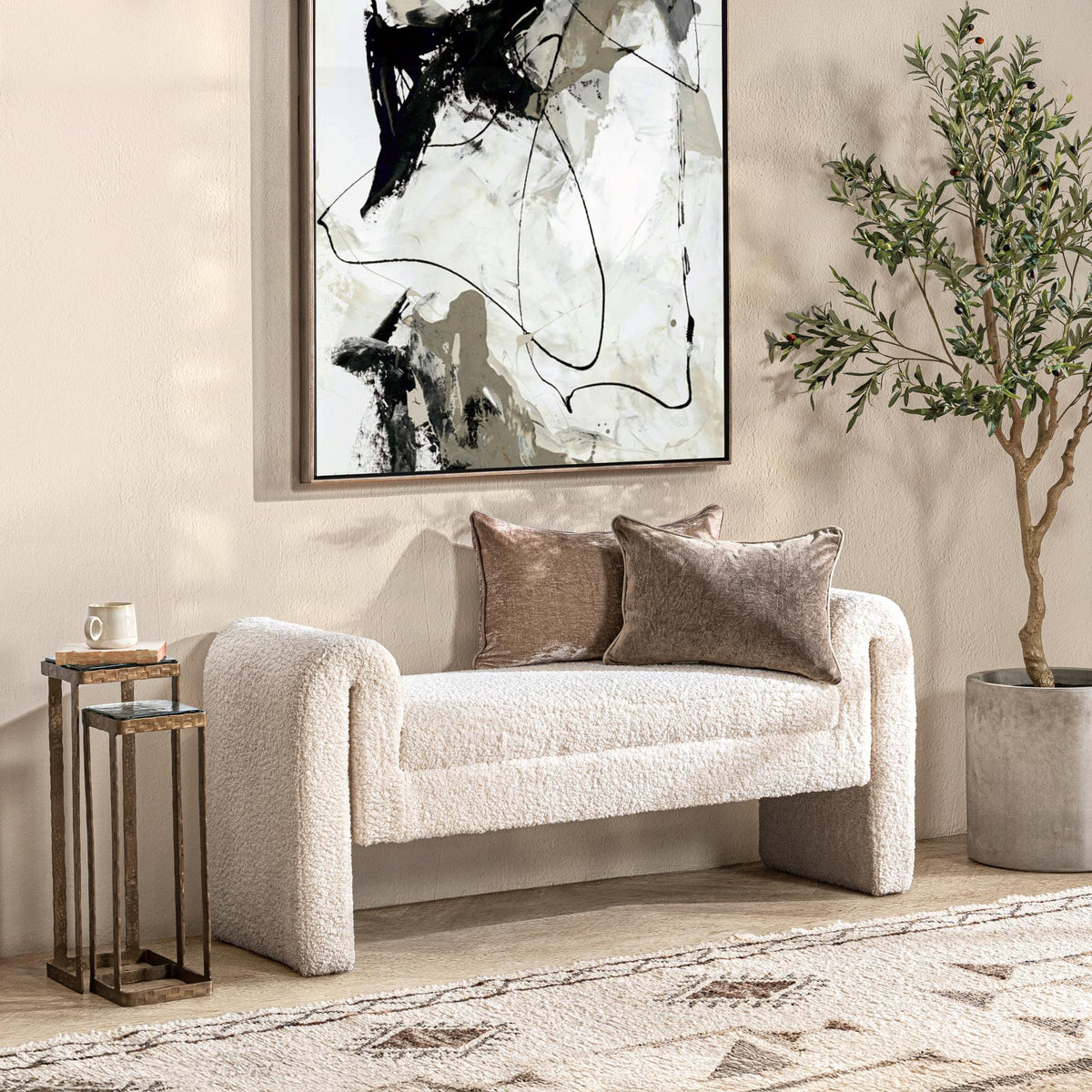 Ada Accent Bench by Classic Home at Eve Furniture