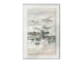 Adair 2 Green/Silver Wall Art by Crestview at Eve Furniture