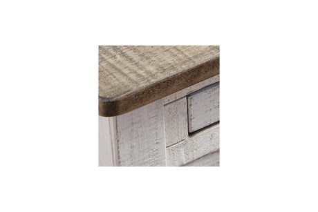 Adalane White/Gray Accent Table by Ashley at Eve Furniture