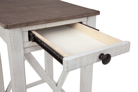 Adalane White/Gray Accent Table by Ashley at Eve Furniture