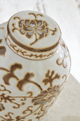 Adalham Cream/Brown Jar by Ashley at Eve Furniture