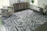 Adalock Gray/Cream 7'10" x 10' Rug