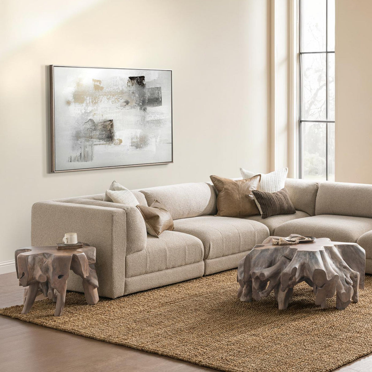 Adalynne Accent Chair - Buttermilk by Classic Home at Eve Furniture