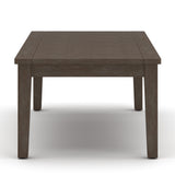 Adams Lane Dark Brown/Beige Outdoor Coffee Table by Ashley at Eve Furniture