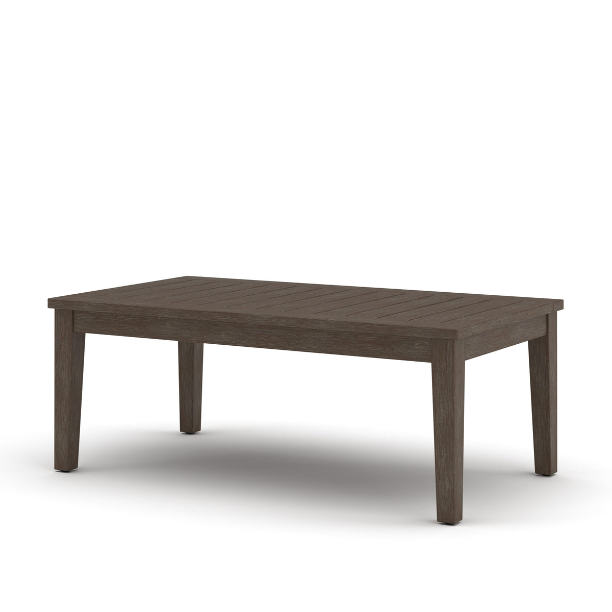 Adams Lane Dark Brown/Beige Outdoor Coffee Table by Ashley at Eve Furniture