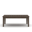 Adams Lane Dark Brown/Beige Outdoor Coffee Table by Ashley at Eve Furniture