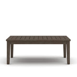 Adams Lane Dark Brown/Beige Outdoor Coffee Table by Ashley at Eve Furniture