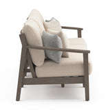 Adams Lane Dark Brown/Beige Outdoor Sofa by Ashley at Eve Furniture