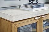 Adanworth Light Brown/Gray Accent Cabinet by Ashley at Eve Furniture