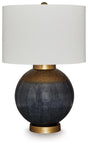Adara Blue/Gold Finish Table Lamp by Ashley at Eve Furniture
