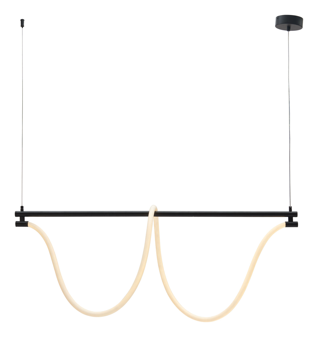 Adder Black Ceiling Lamp by Zuomod at Eve Furniture