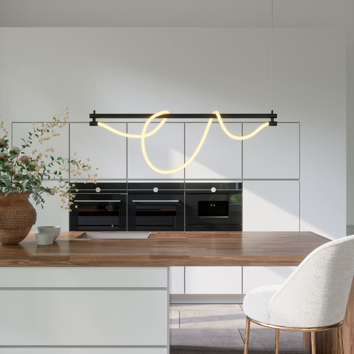 Adder Black Ceiling Lamp by Zuomod at Eve Furniture