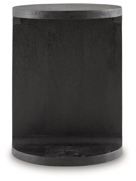 Adderley Black Accent Table by Ashley at Eve Furniture