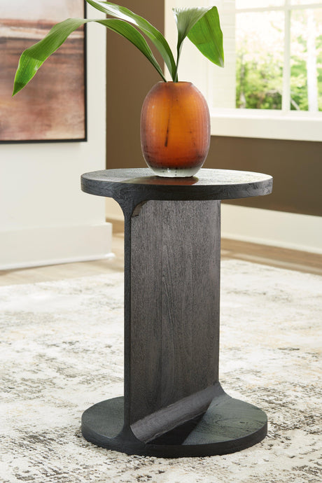 Adderley Black Accent Table by Ashley at Eve Furniture